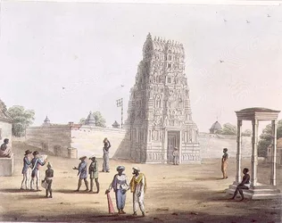 A Pagoda at Strupermador, plate 23 from 