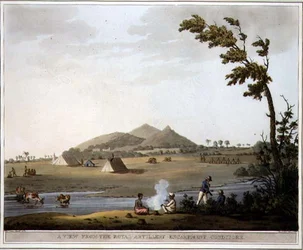 A View from the Royal Artillery Encampment, Conditore, Plate 37 from 
