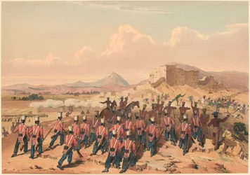 Storming of Khelat. The 17th Regiment Taking the Heights