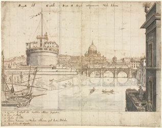 Eighteen Views of Rome: The Castel SantAngelo, 1665