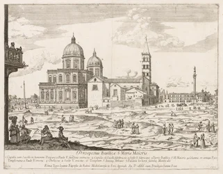 Santa Maria Maggiore from Prospectus Locurum Urbis Romae Insignium