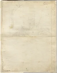 Sketch for San Giovanni in Laterano (verso)