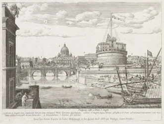 St. Angelo from Prospectus Locurum Urbis Romae Insignium