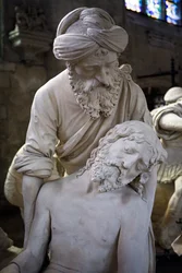 The Entombment and the Swoon of the Virgin (detail)