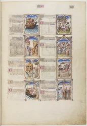Bible Moralisée, Life of Noah, folio 5r