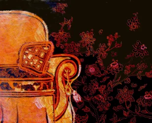 Rust Easy Chair, 2017