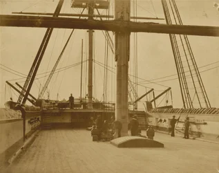 Quarterdeck of HMS “Impregnable”, 1852-1854