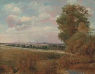 Landscape at Hampstead, with Harrow in the Distance