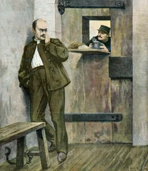 Captain Alfred Dreyfus at the Prison de la Santé