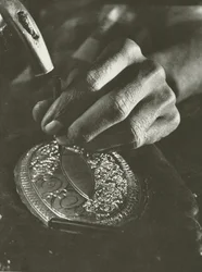 Kandyan Craftsman at Work