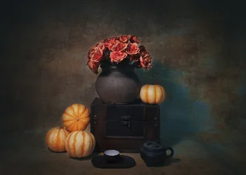 Autumn Rose Still Life