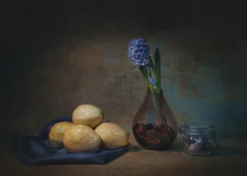Moody Still Life Lemons