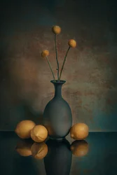 Rustic Lemon Still Life