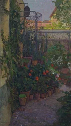 The triptych or garden in bloom (side panel)