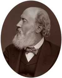 Sir John Gilbert, President of the Society of Painters in Water-Colours, 1877