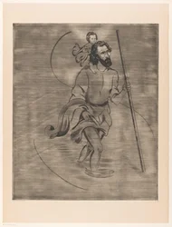 Saint Christopher with the Christ Child
