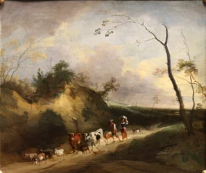 Landscape with Figures and Animals