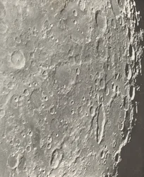Lunar Photograph Blancanus - Tycho - Schiller