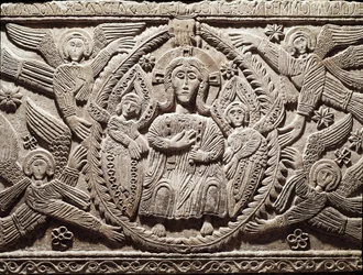 Christ in Glory, Low Relief from the Altar of Duke Rachis