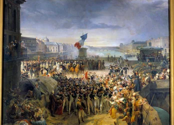 The National Guard of Paris Assembled on Pont Neuf