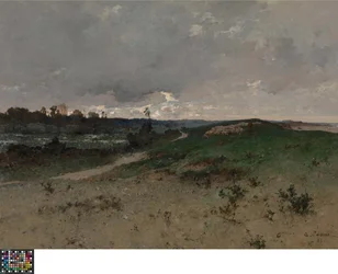 Landscape near Saint-Jean-le-Thomas (Normandy)