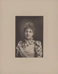 Portrait of the pianist and composer Liza Lehmann 1862-1918