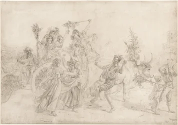 Pilgrims Returning from the Feast Day of the Madonna dell