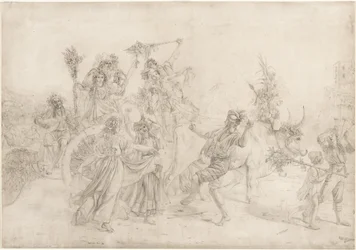 Pilgrims Returning from the Feast Day of the Madonna dell