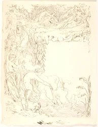 The Nymphs Find Eros Sleeping and Try to Extinguish Eros
