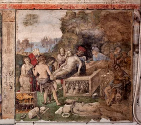 Life of St. Cecile: Burial of St Valerian and St Tiburtius