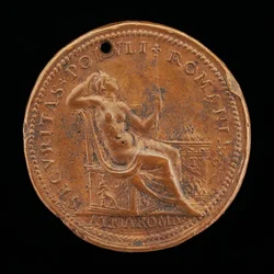 Securitas near an Altar [reverse]