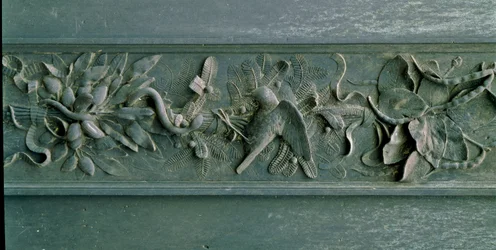 Sculpted Frame, Detail of the North Gate. Low Relief Bronze