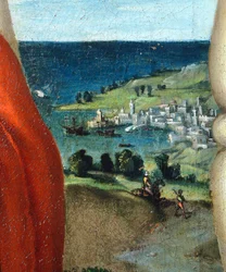 Madonna in Glory with Saints Cosmas and Damian in Adoration