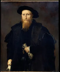 Portrait of an Elderly Gentleman with Gloves (Liberale da Pinedel?)