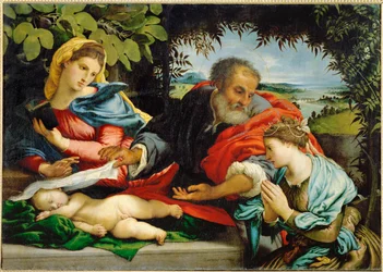 The Holy Family with Saint Catherine of Alexandria