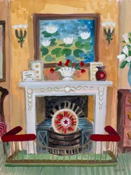 Interior with Waterlilies, 2020