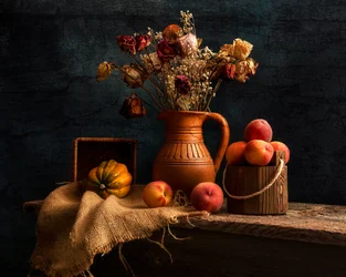 Rustic Autumn Still Life