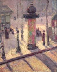 Kiosk on the Boulevard Clichy, 1886-7