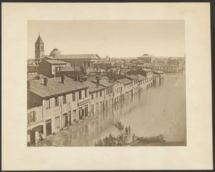 Lyon. Flood of 1856.