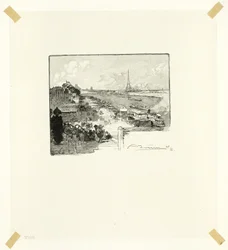The Dawn, plate fourteen from Along the Seine and the Boulevards