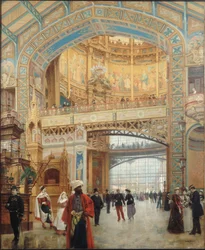 The Galerie des Machines of the World Fair in Paris 1889