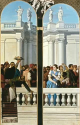 Venetian Style Feast, Right Panel