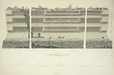 Ruins of Miguitlan or Mitla, in the Province of Oaxaca, Illustration from 