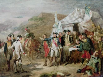 Sketch for the Battle of Yorktown, 1st to 17th October 1781, c.1836
