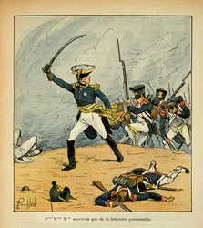 A General Charge at the Head of His Troops