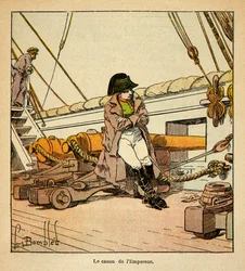 The Emperor Napoleon Aboard Northumberland in 1815