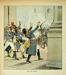 Assassination of General Leonard Duphot in Rome in 1797