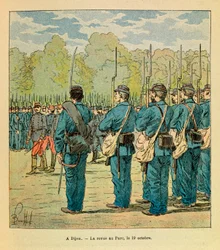 In Dijon, the magazine of the National Guard at the Park on October 19