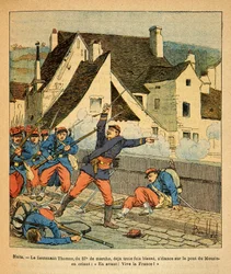 The Eastern Army of Eugene Sergeant, Illustrated by Louis Bombled: Battle of Nuits Saint Georges