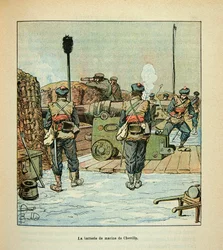 The Marine Battery during the Fighting of Chevilly in December 1870